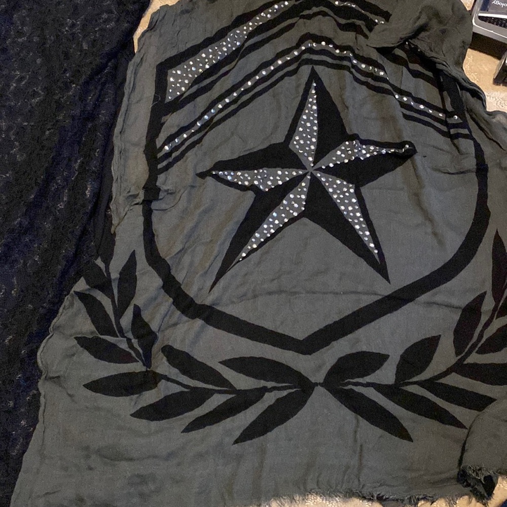 Two express scarfs in new condition on worn a few times